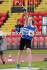 Mens under-17s shot putt, North Eastern Track and Field Champs, Gateshead Stadium. Photo: David T. Hewitson/Sports for All Pics